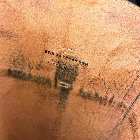 Frye Jayden Riding Boot Leather 8.5 B Button Biker - Picture 9 of 12